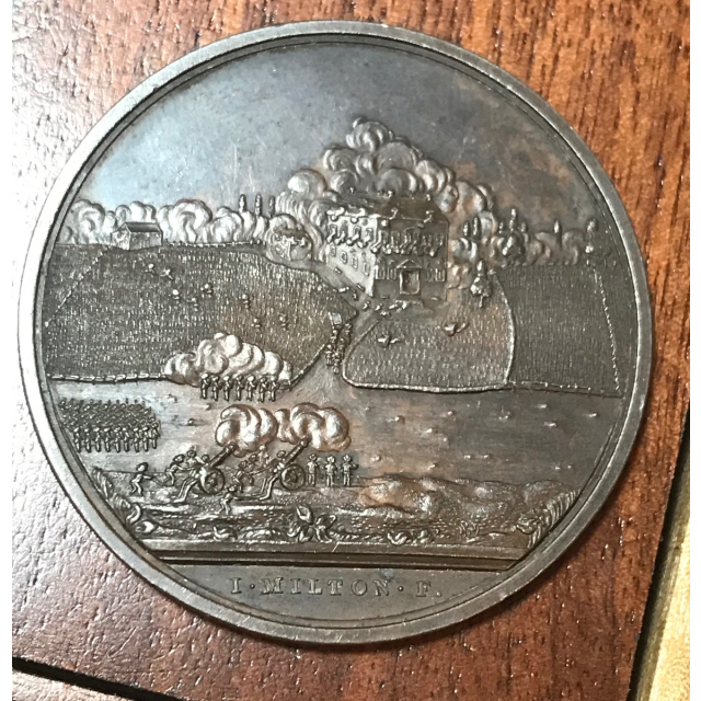 Very Rare 1777 Battle of Germantown Medal, Betts-556